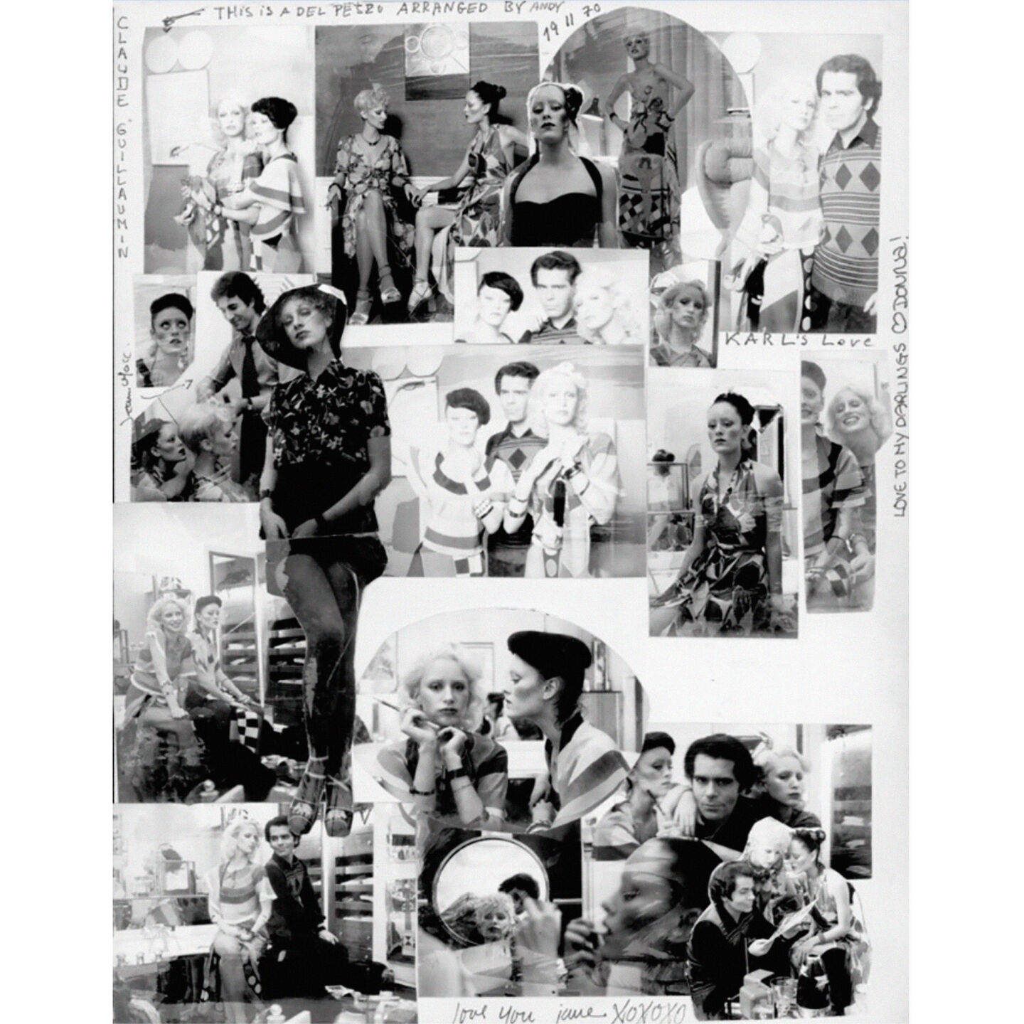 Chlo&eacute; Black and white visuals of Karl Lagerfeld archive