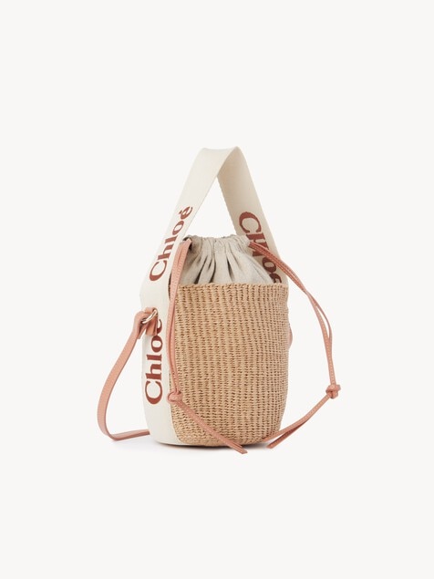 Small Woody basket in natural fibers