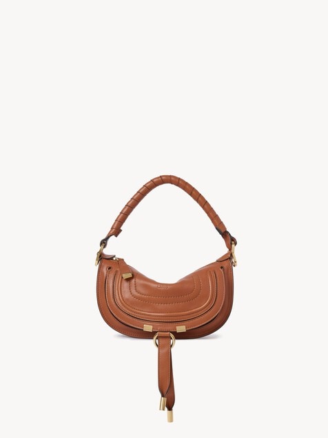 Mini Marcie shoulder bag in soft leather