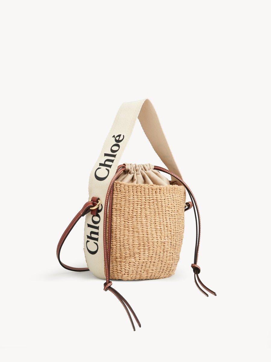 Small Woody basket in natural fibers - 1
