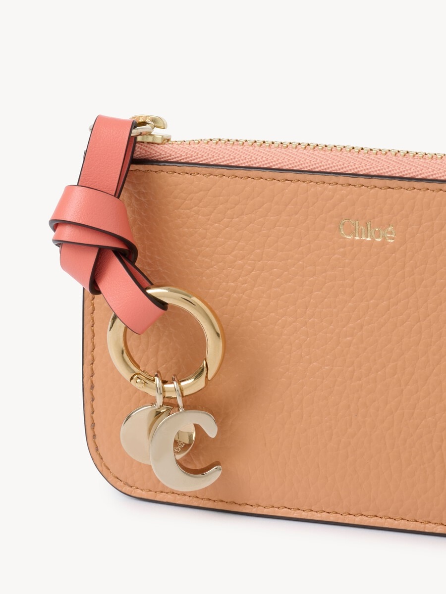 Alphabet wallet in grained leather - 6
