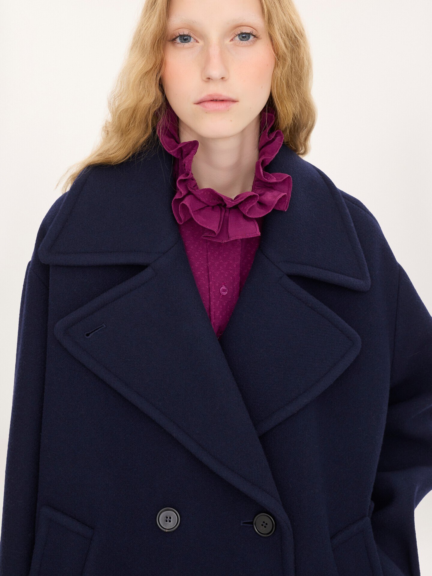 Manteau long oversize en laine - 4.0