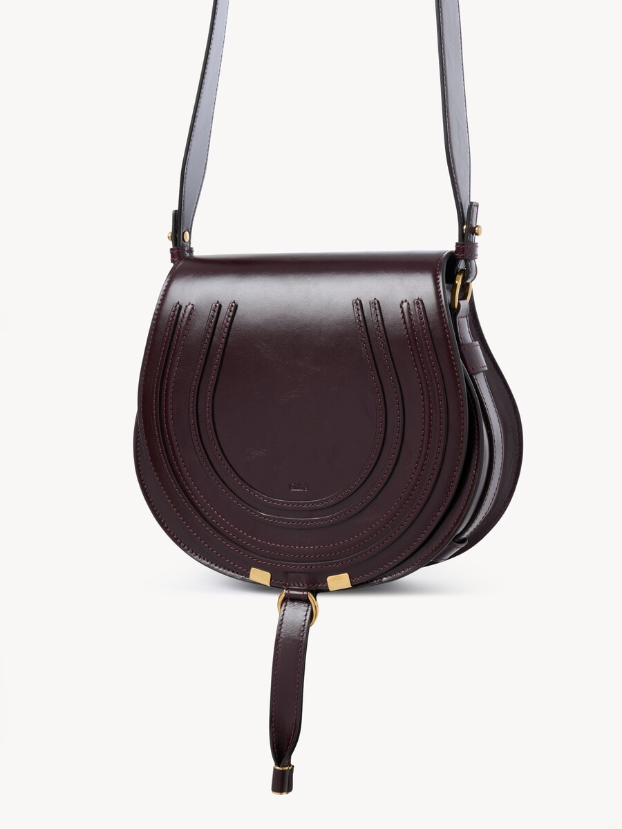 Marcie saddle bag in shiny leather - 3