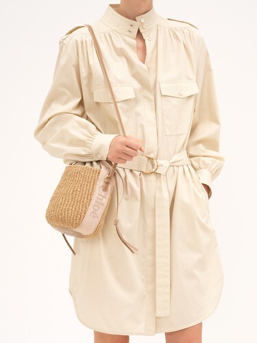 Small Woody basket in natural fibers - 3