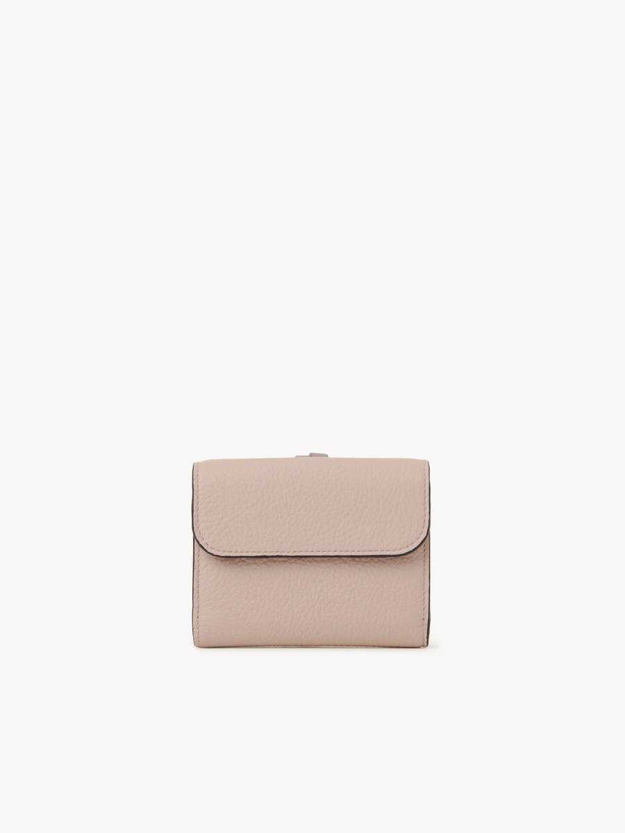 Small Alphabet tri-fold in grained leather - 4