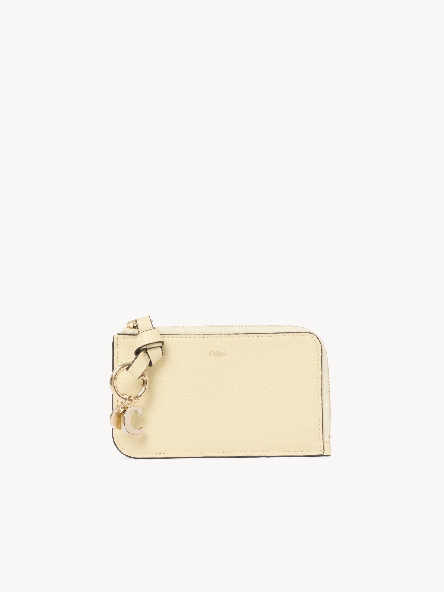 Alphabet wallet in grained leather - 1.0