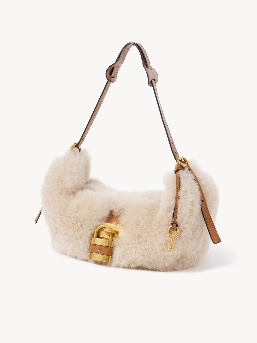 Paddington crossbody bag in shearling - 3