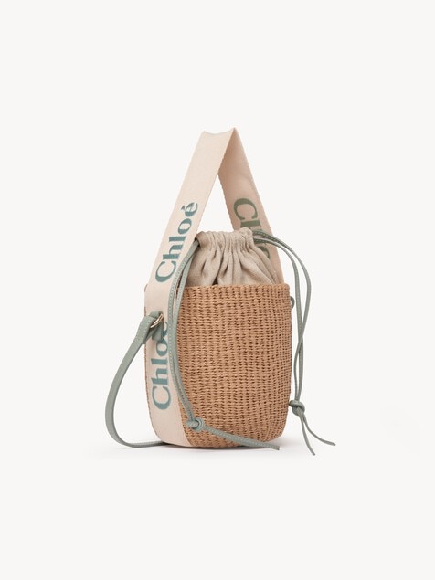 Small Woody basket in natural fibers