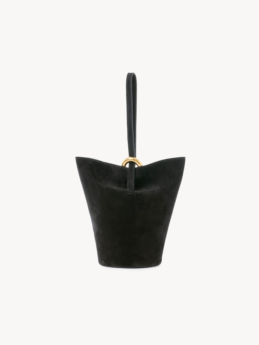 Small Eden Treasures wristlet bucket bag in suede leather - 4