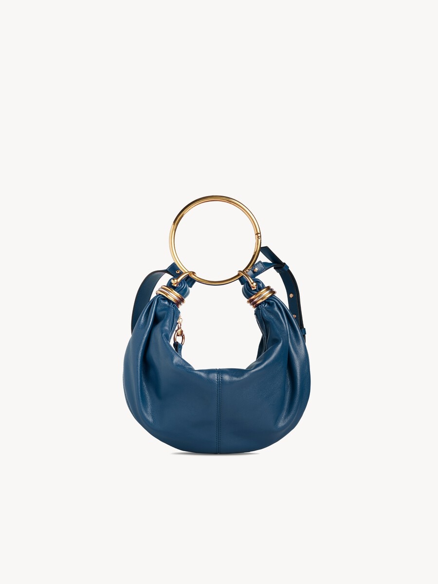 Small Bracelet Hobo bag in grained leather - 5