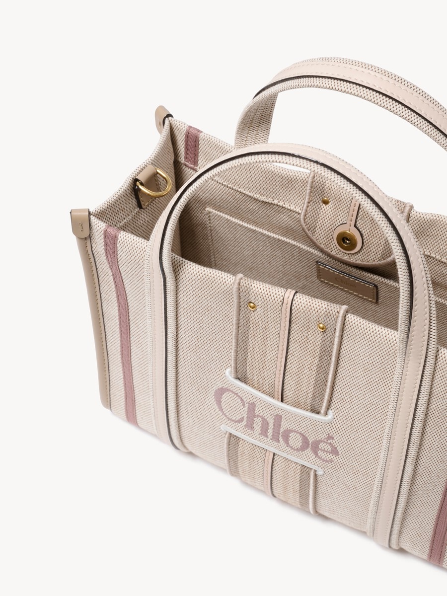Small Woody Loop tote bag in canvas - 6