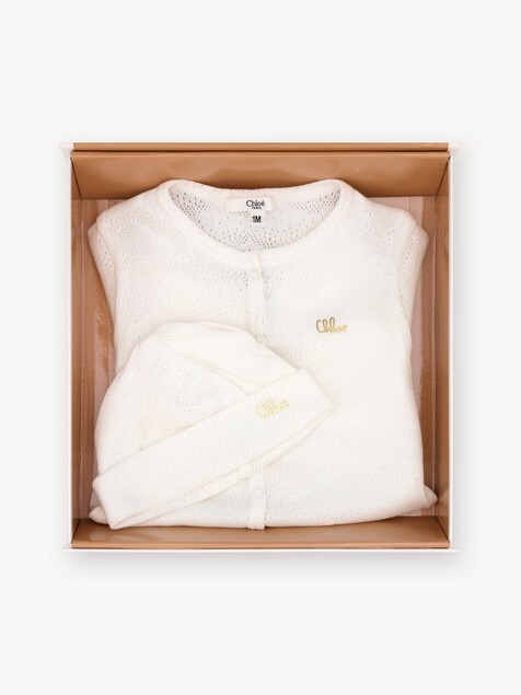 Baby gift set pajamas & hat