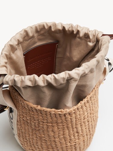 Small Woody basket in natural fibers - 7