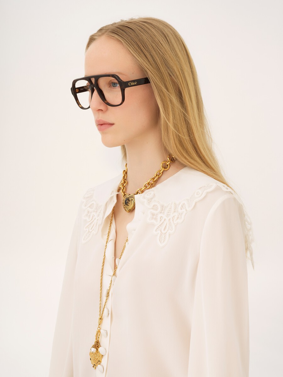 Chlo&eacute; aviator eyeglasses - 7