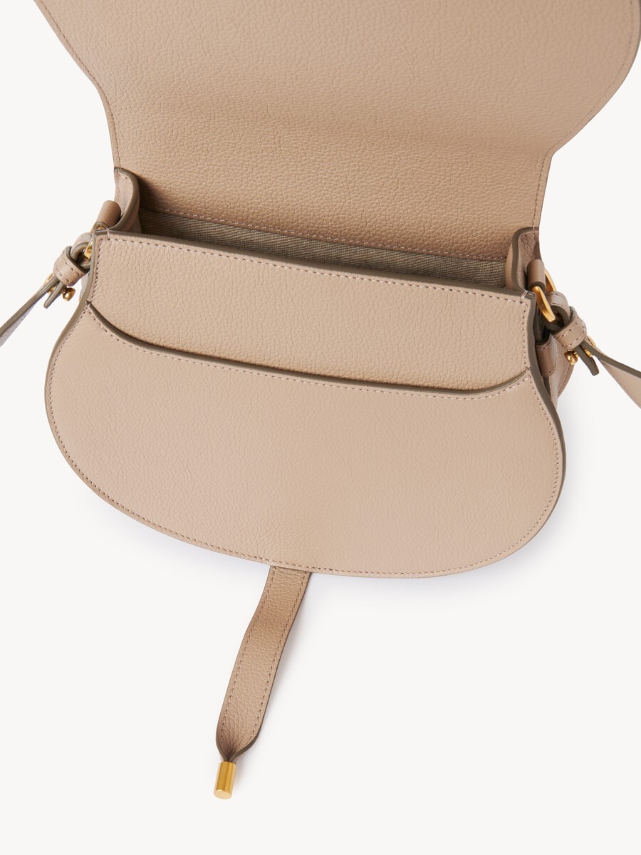Marcie saddle bag in grained leather - 6