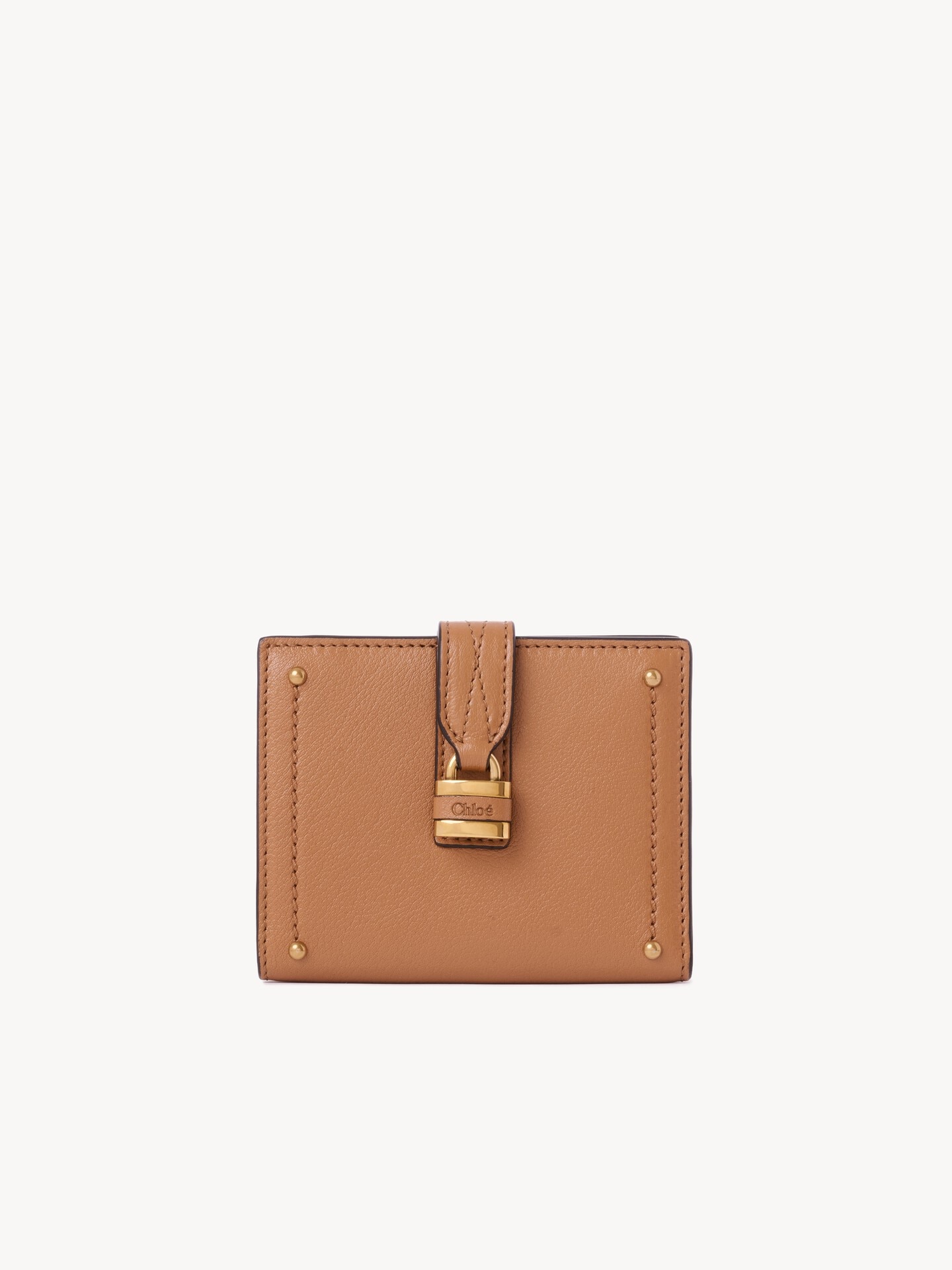 Portefeuille carr&eacute; Paddington en cuir grain&eacute; - 1.0