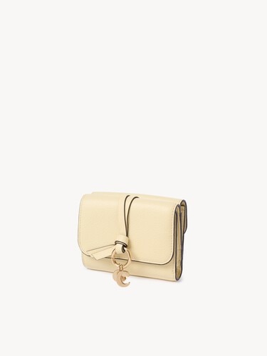 Small Alphabet tri-fold in grained leather - 3