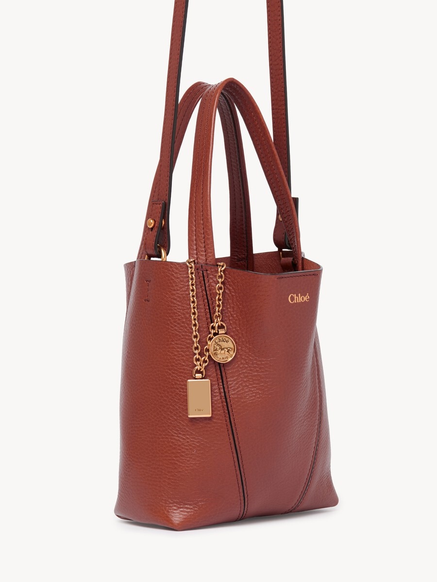 Bolso tote Chlo&eacute; Spin peque&ntilde;o de cuero granulado - 4