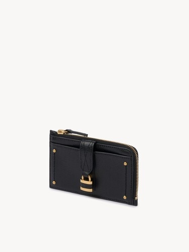 Small Paddington purse with card slots in grained leather - 3