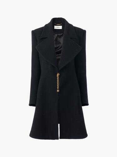 Riding coat in wool bouclette - 2