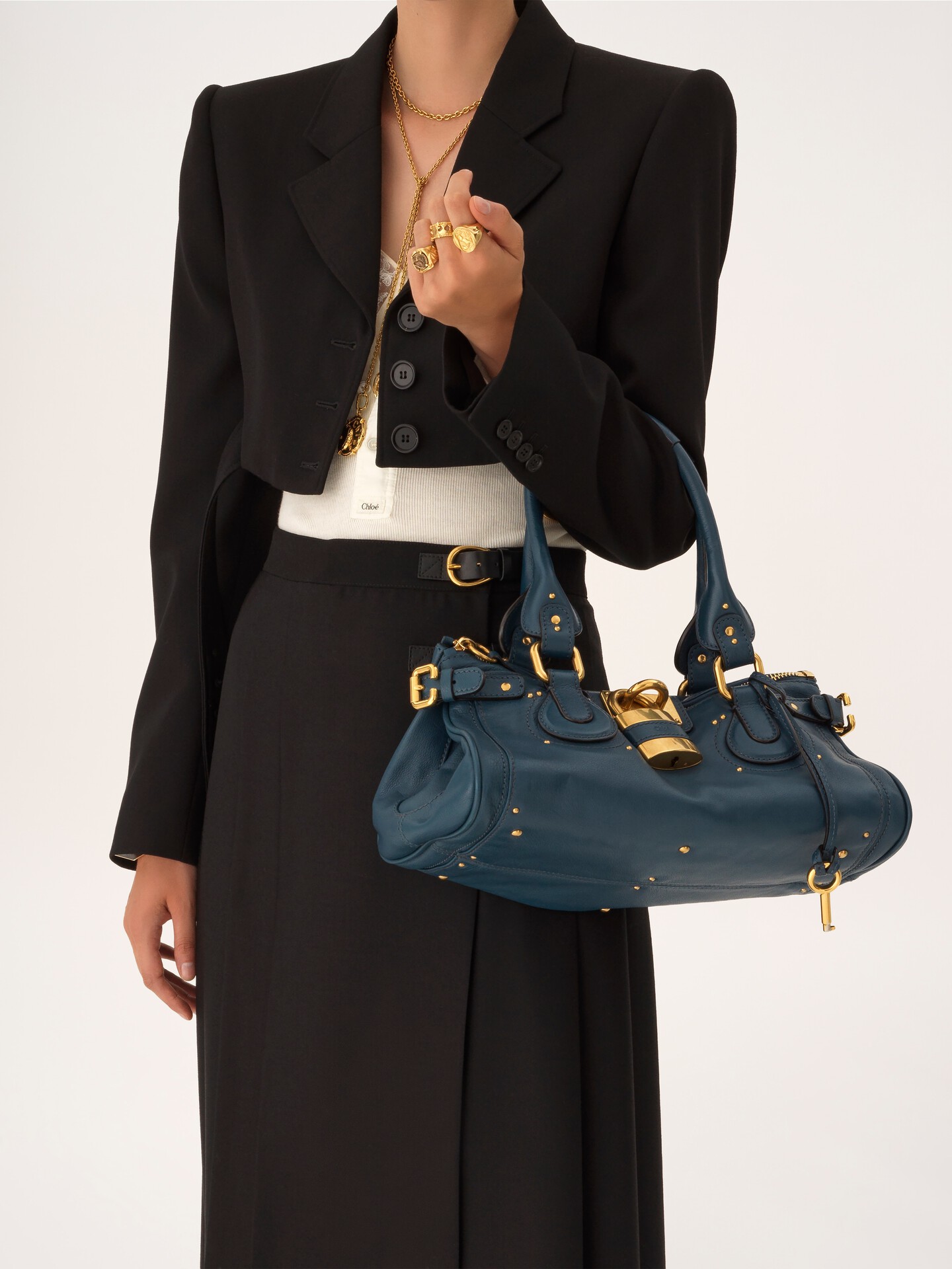 Sac Paddington en cuir grain&eacute; - 2.0
