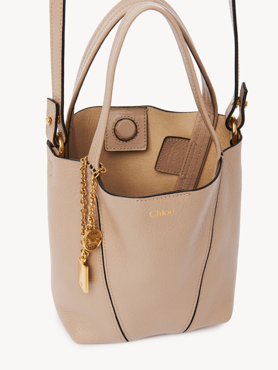 Bolso tote Chlo&eacute; Spin peque&ntilde;o de cuero granulado - 6