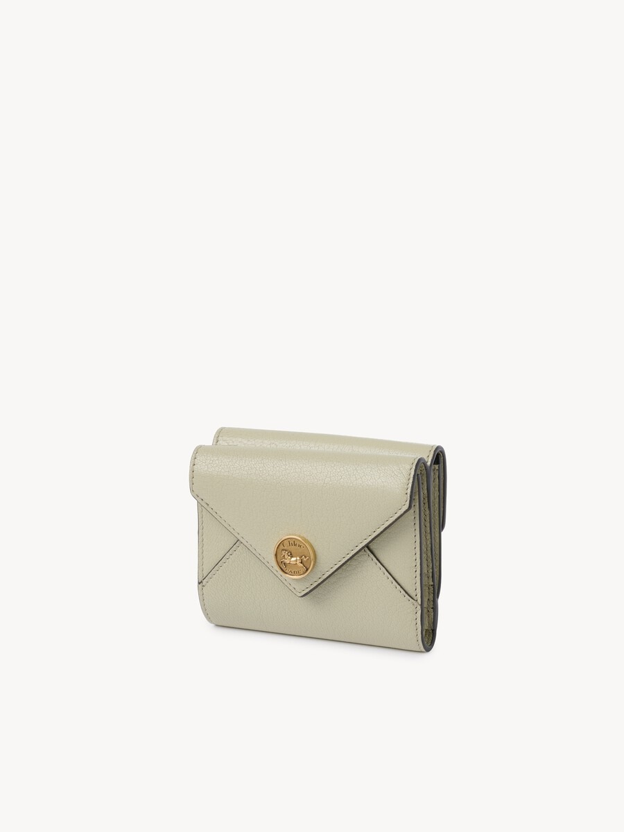 Small Envelope tri-fold in grained leather - 2