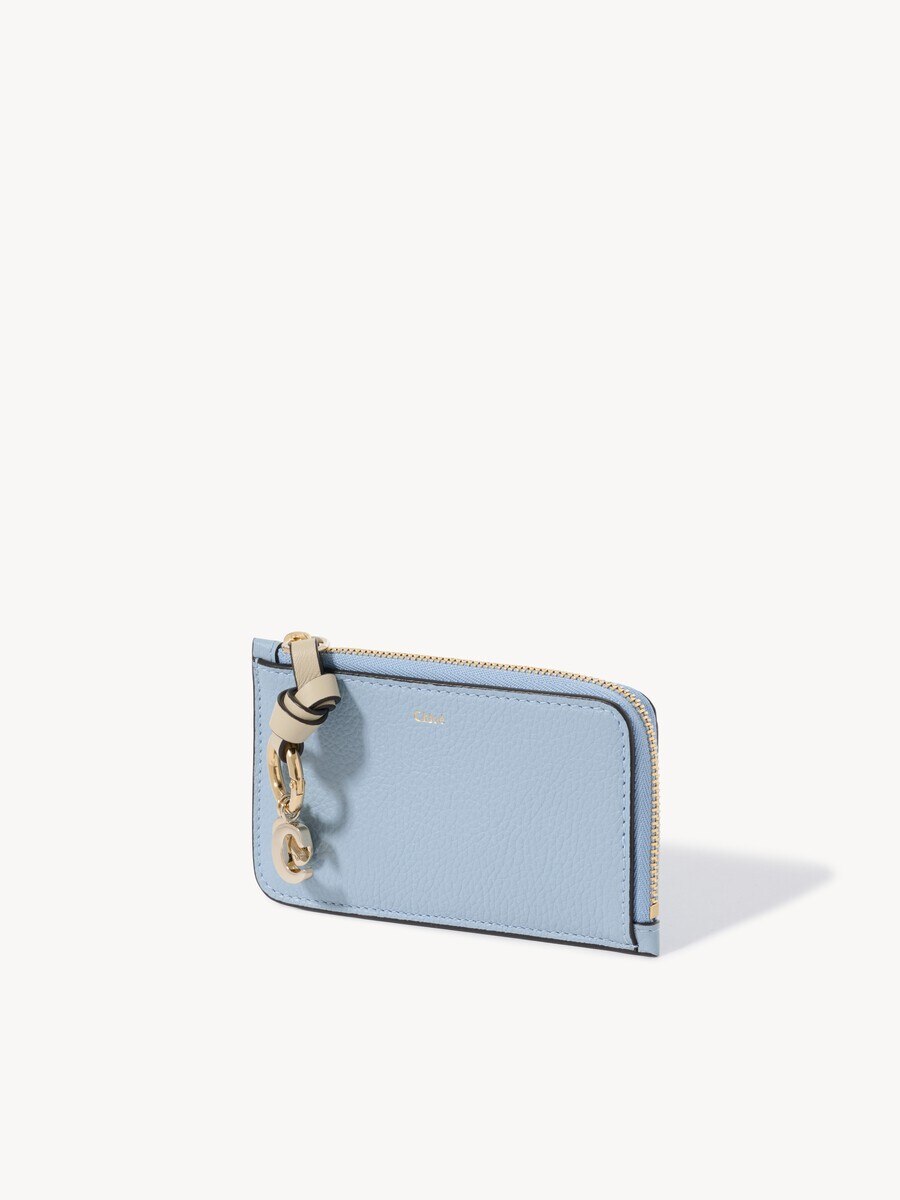 Alphabet wallet in grained leather - 3
