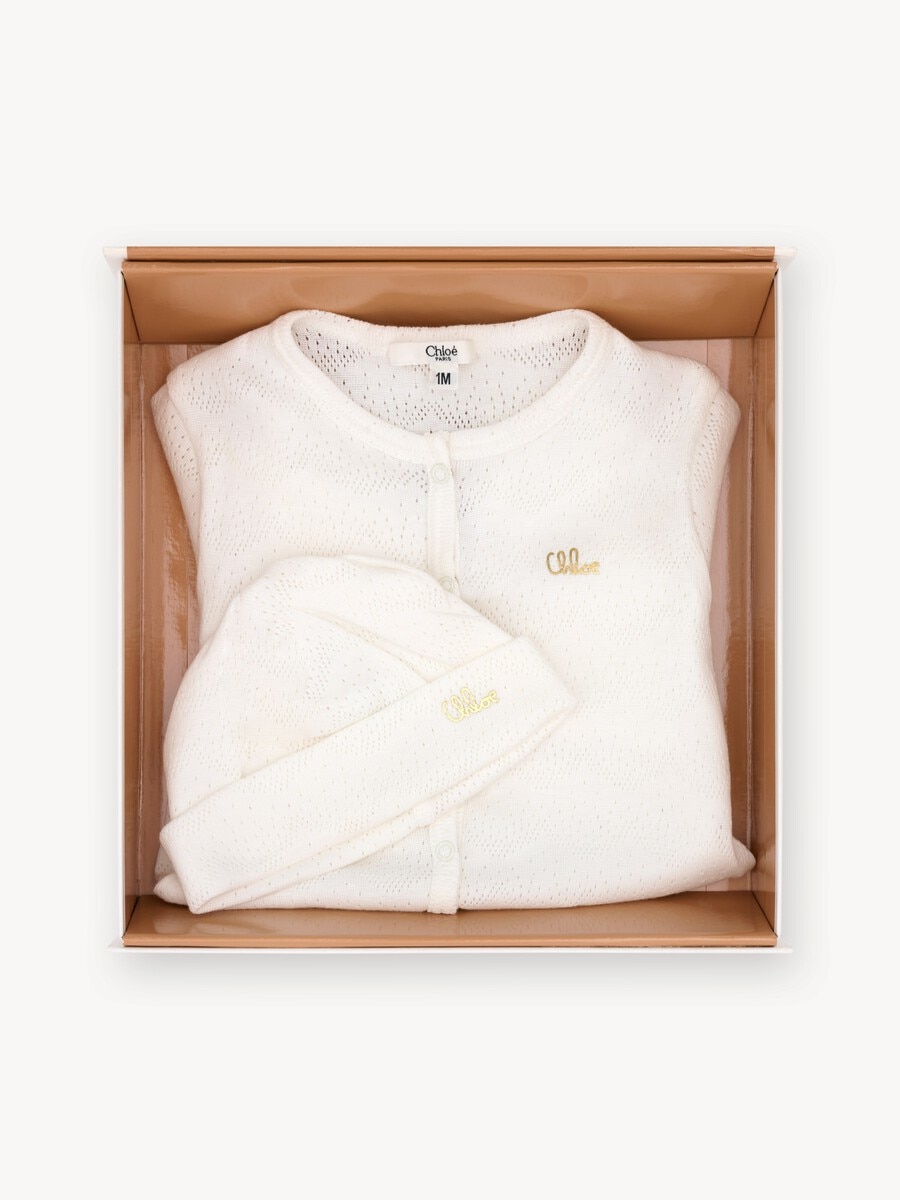 Set de regalo para beb&eacute;: pijama y gorro - 1