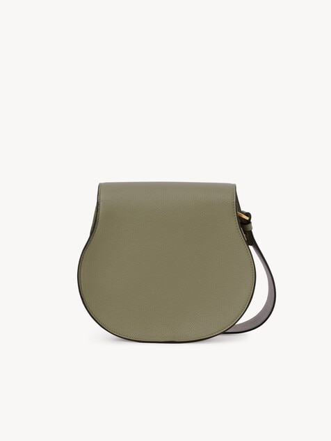 Marcie saddle bag in grained leather