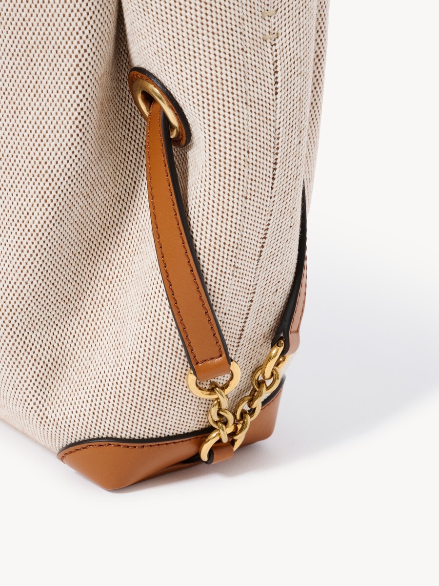 Bolso de doble asa Chlo&eacute; Clover peque&ntilde;o de lona - 7