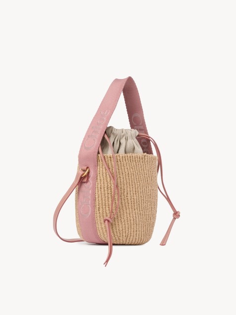Small Woody basket in natural fibers