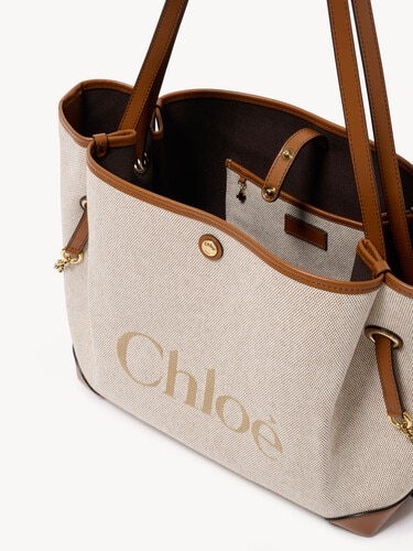 Chlo&eacute; Clover double carry bag in canvas - 7