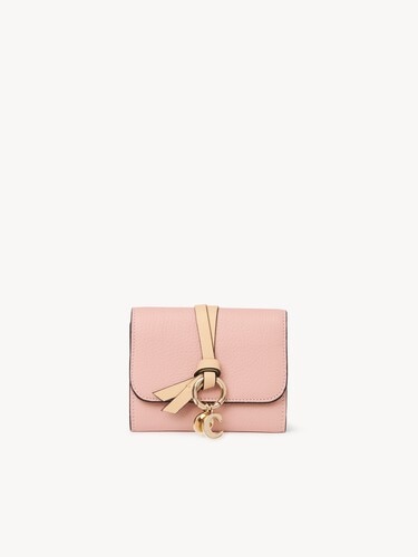 Small Alphabet tri-fold in grained leather - 2