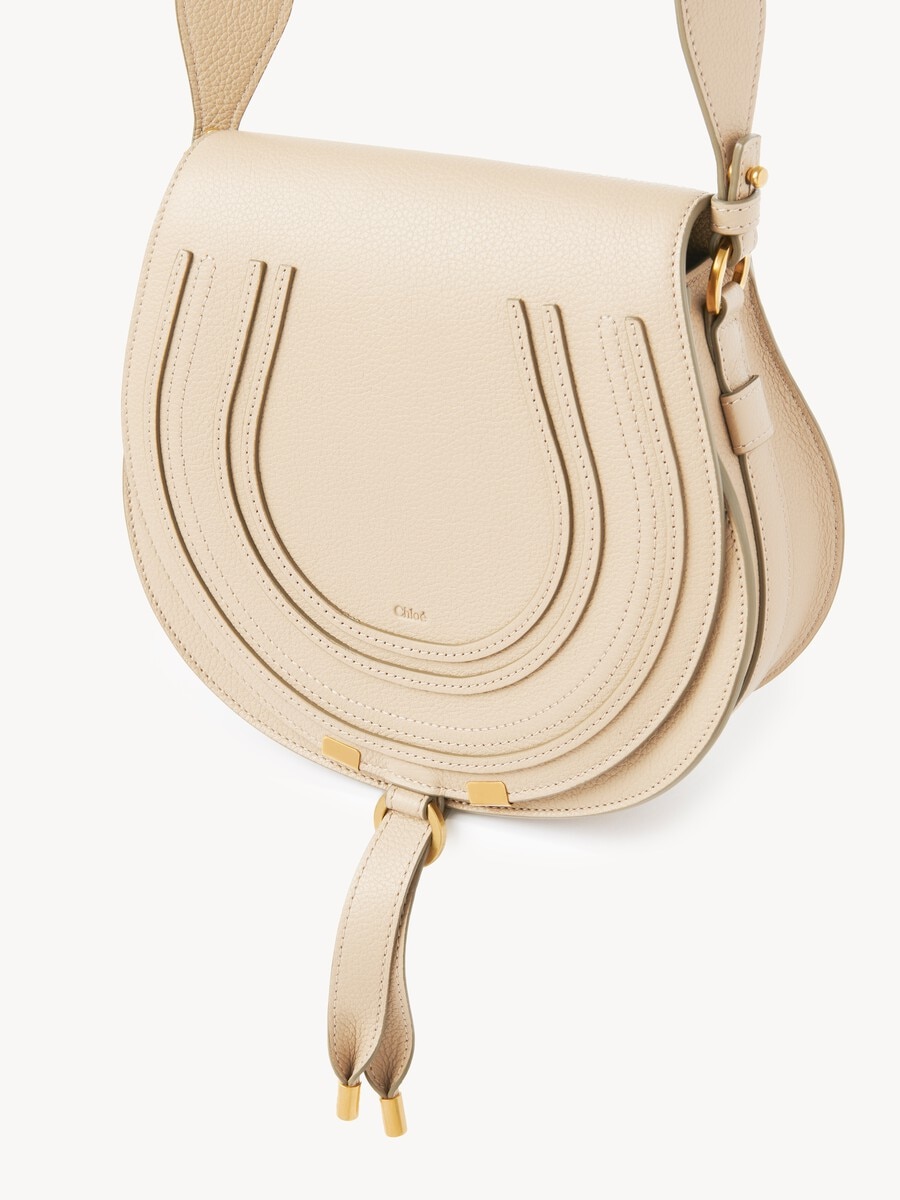 Marcie saddle bag in grained leather - 3
