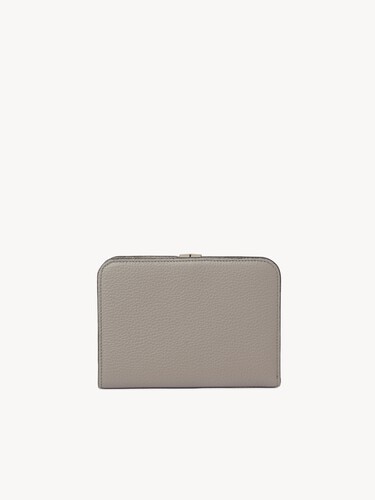 Alphabet bifold wallet in grained leather - 4