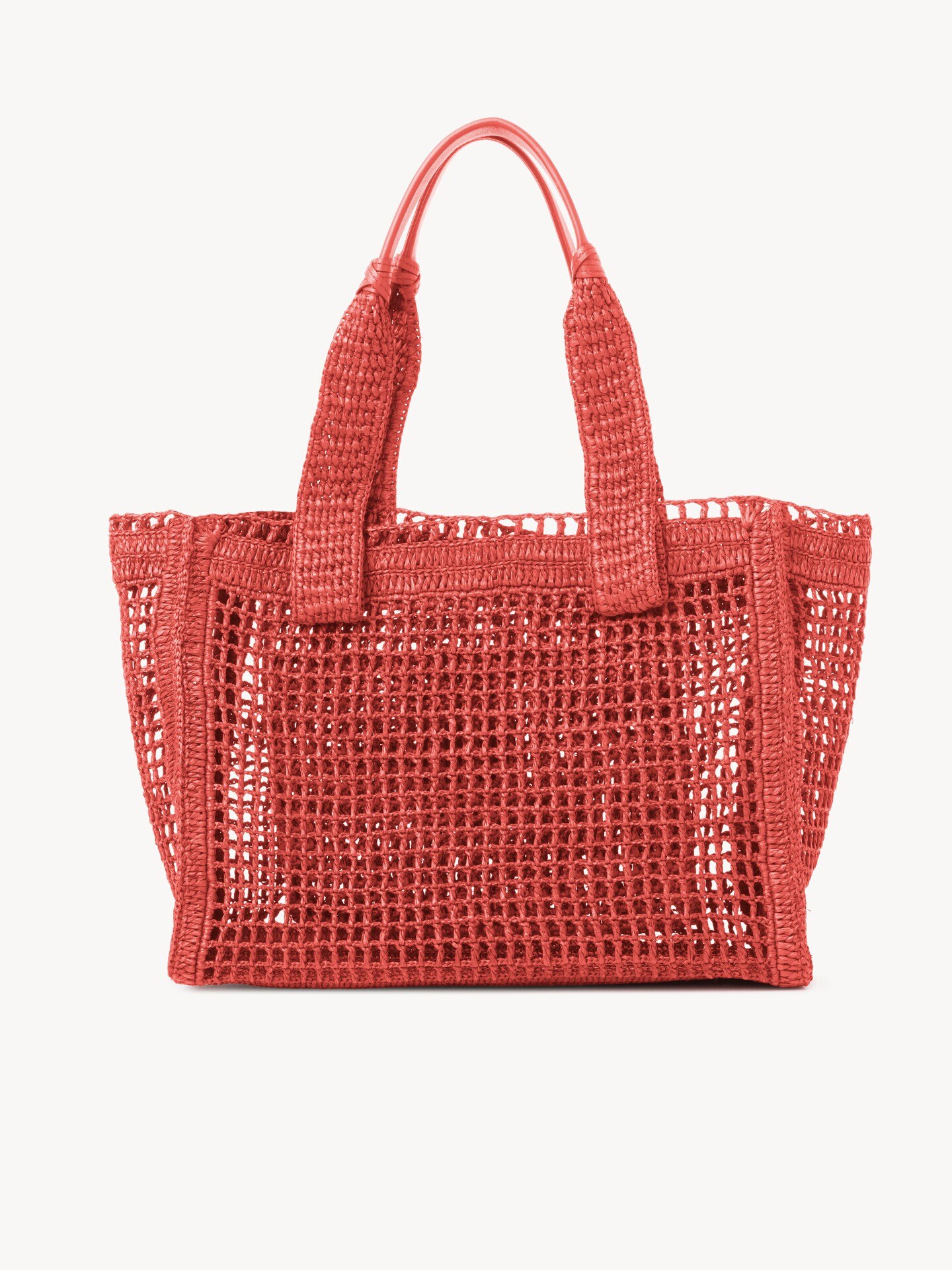 Summer Banana east-west tote bag in raffia - 4.0
