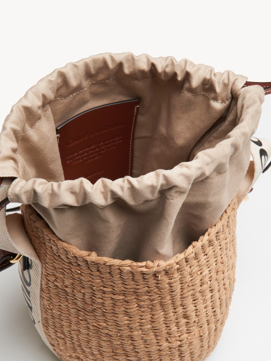 Small Woody basket in natural fibers - 7