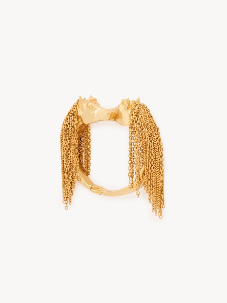 The Chlo&eacute; Chain Horse Toi et Moi bracelet - 4