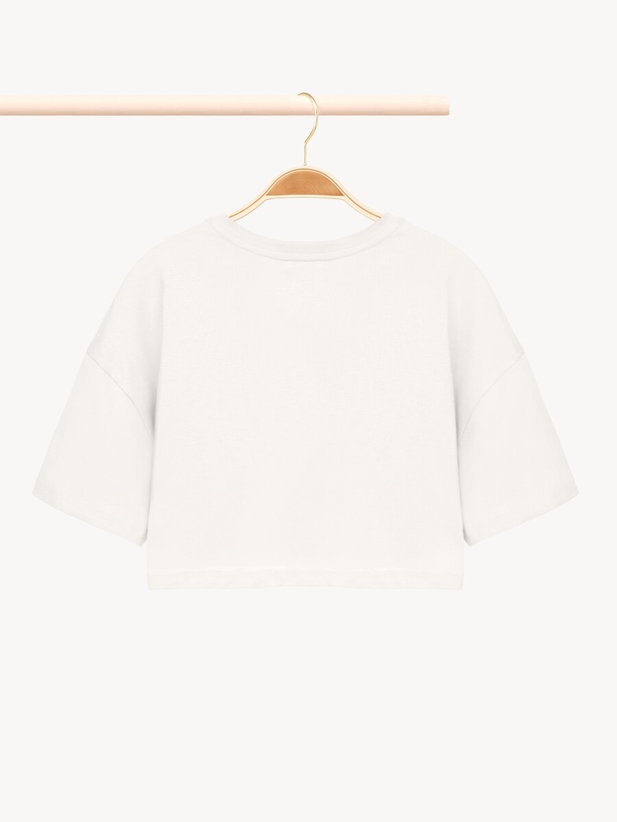 Kids' cropped logo T-shirt - 2