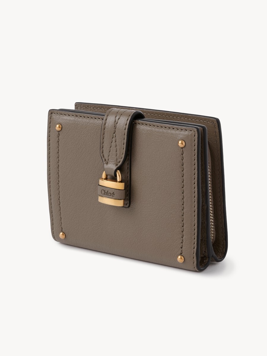 Paddington square wallet in grained leather - 3