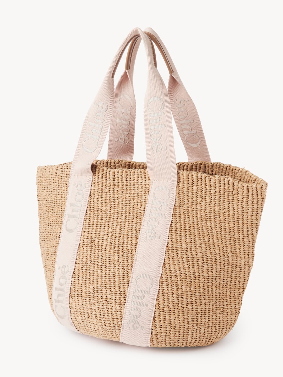 Large Woody basket in natural fibers - 6