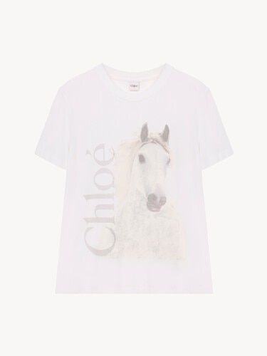 Crew-neck logo T-shirt in cotton jersey - 2