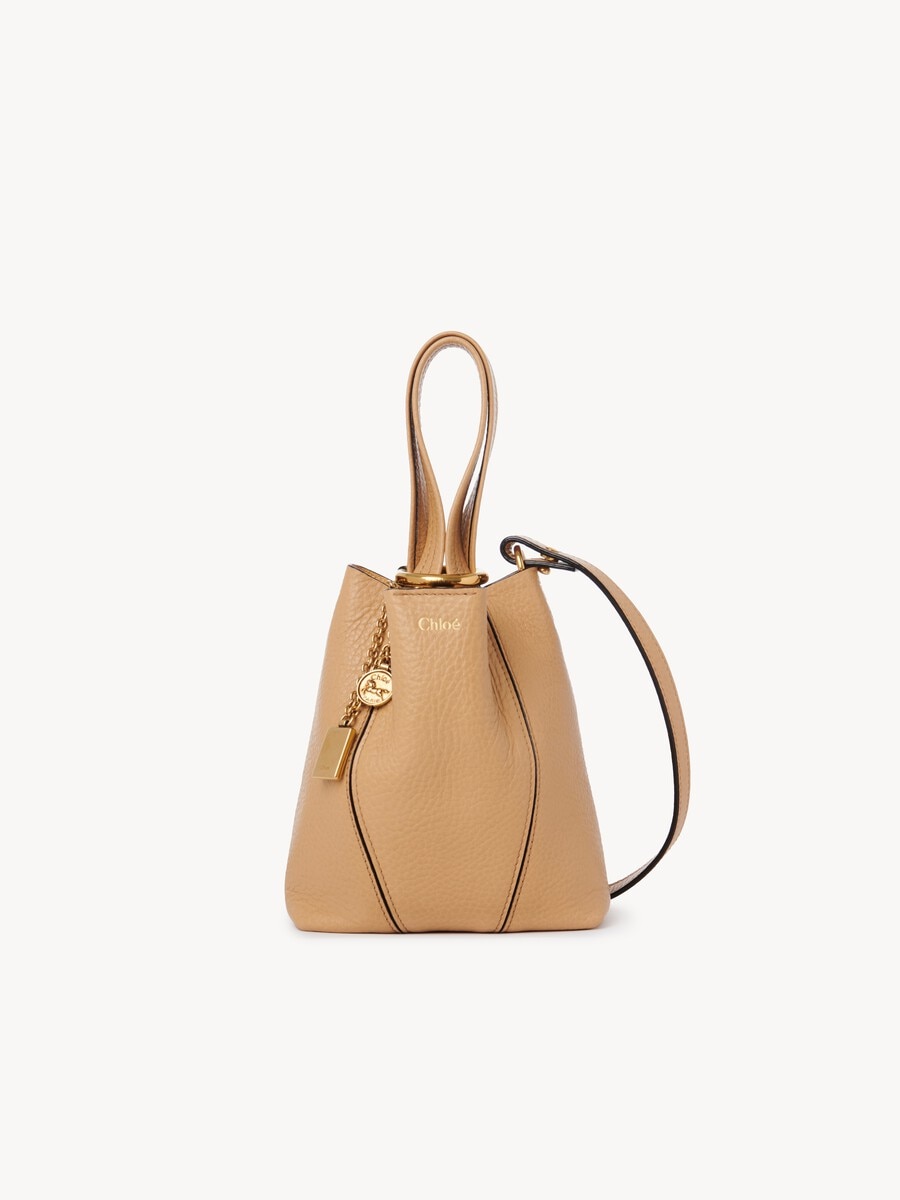 Small Chlo&eacute; Spin tote bag in grained leather - 2