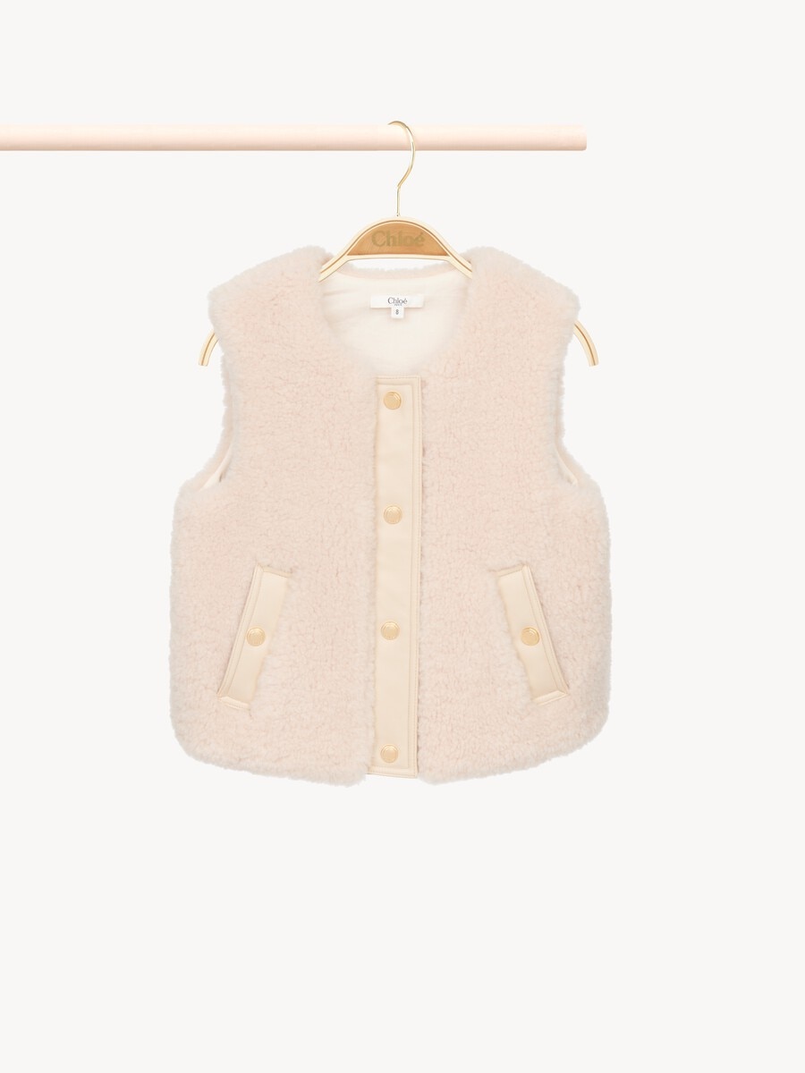 Veste sans manches boutonn&eacute;e enfant - 1