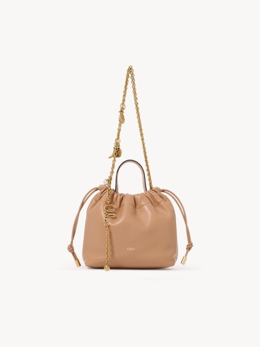 Mini Chlo&eacute; Icons shoulder bag with chain in soft leather - 2