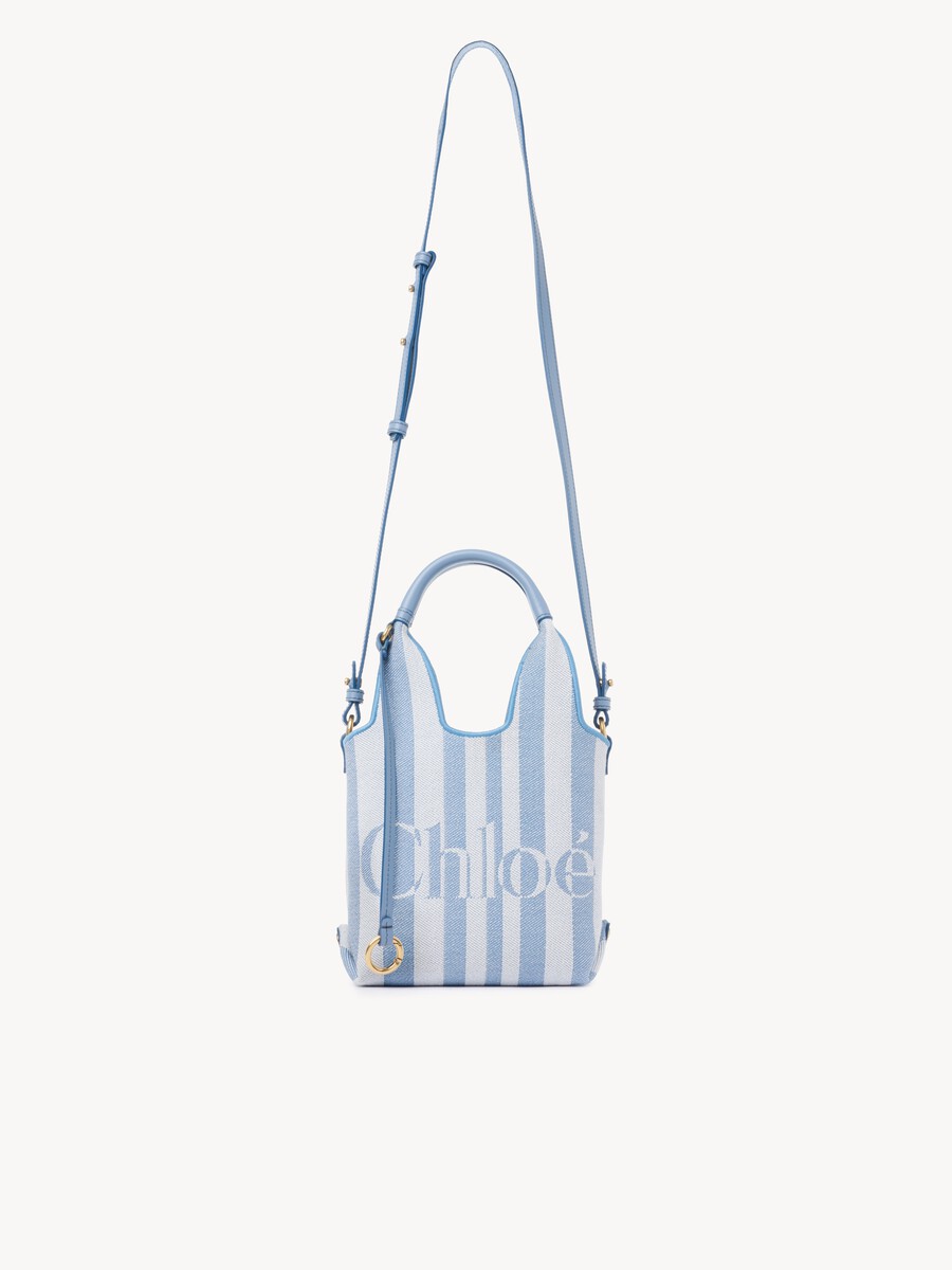 Mini Chlo&eacute; Stripy tote bag in jacquard - 2