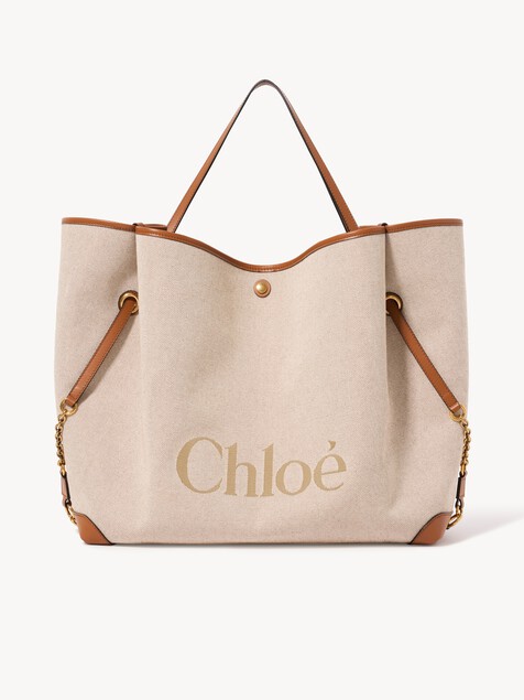 Large Chlo&eacute; Clover double carry bag in canvas
