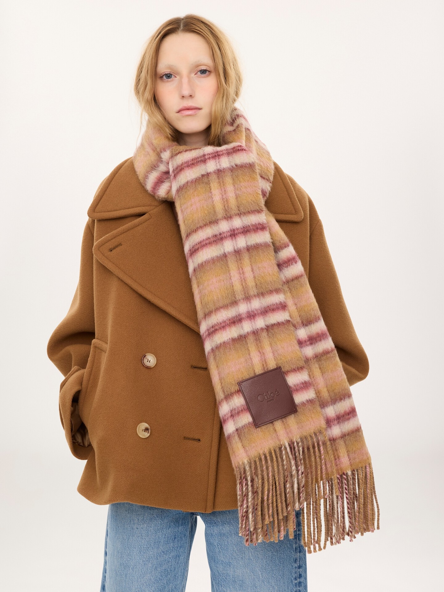 The Chlo&eacute; Covering scarf in alpaca wool - 2.0