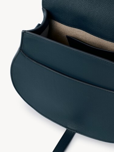 Marcie saddle bag in grained leather - 4